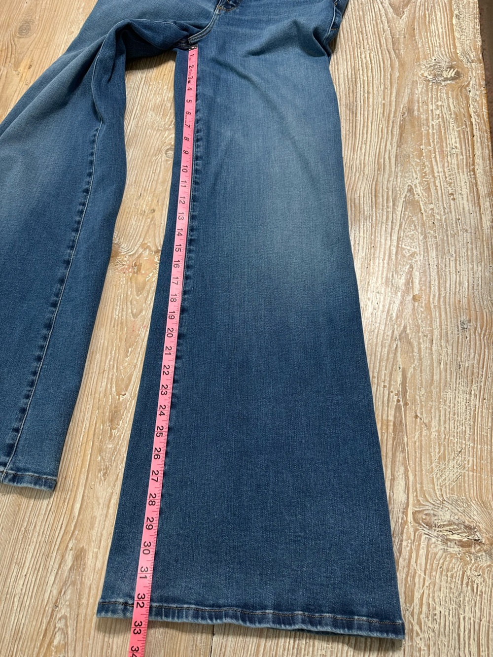 Good American Good Waist Palazzo Jeans Wide Leg High Rise 6/26 - Picture 9 of 11
